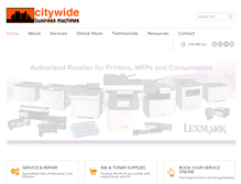 Tablet Screenshot of citywidebusiness.com.au